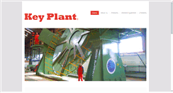 Desktop Screenshot of key-plant.co.uk